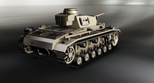 三号坦克坦克 战车 kpfw 3 ausf solidedge stp缩略图